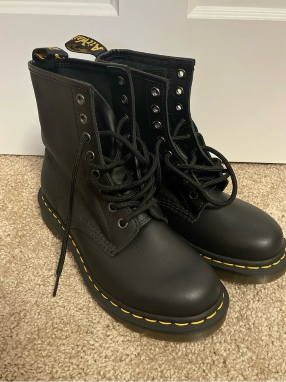 Dr. Martens Black Leather 1460 Boots